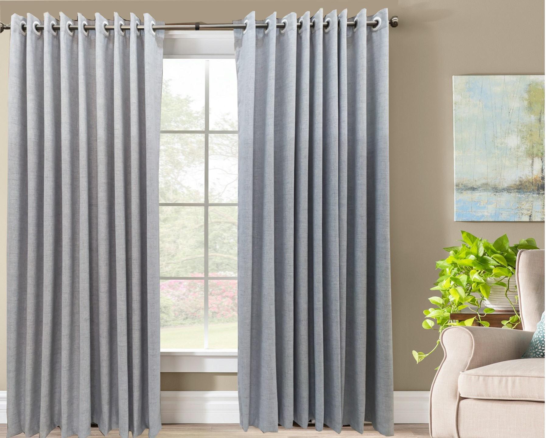 Curtains with Eyelets